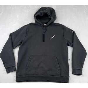Hill City Hoodie Men's M Black Pullover Athletic Heavyweight Pocket‎ Drawstrings